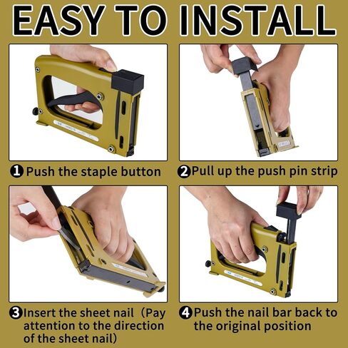 Picture Frame Stapler, Portable Point Driver Flexible Point Gun, Picture Framing with 1000 Points, Picture Frame Point Driver for Artist Framing Paintings and Pictures in Kuwait