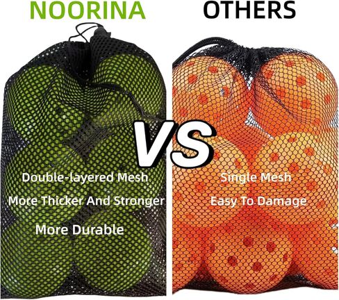 Pickleball Balls, Outdoor Pickleballs USAPA Approved, NO-Crack, Seamless Pickleballs, 6 or 12 Pack Pickle Balls with Pickleballs Bag in Saudi Arabia