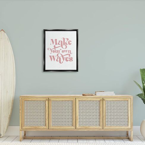 Stupell Industries Make Your Own Waves Groovy Patterned Stripes, Design by Daphne Polselli in Saudi Arabia
