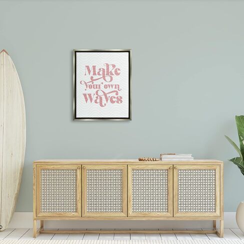 Stupell Industries Make Your Own Waves Groovy Patterned Stripes, Design by Daphne Polselli in Saudi Arabia