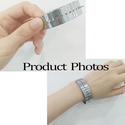 مياو يوان 2 قطعة سوار ذاتي الصنع مسطرة قياس صانع الخرز قياس المعصم قابل للتعديل أداة قياس معدنية حجم المعصم أداة قياس حجم السوار in Kuwait