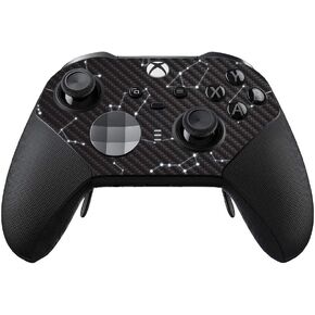 MightySkins Carbon Fiber Skin Compatible with Xbox Elite Series 2 Controller - Constellations | Protective, Durable Textured Carbon Fiber Finish | Easy to Apply | Made in The USA