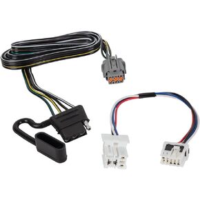Tekonsha 118850, T-One Tow Connector Harness Assembly 4-Way Flat, w/Circut Protected Modulite HD Module, Black, Compatible with 2022 Nissan Pathfinder