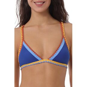 Lucky Women's Standard Avila Halter Bikini Top, Adjustable, Tie Back, Swimwear Separates
