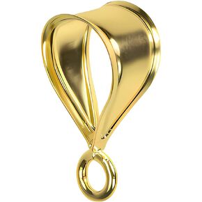 14K Gold Very Large Bail with Ring 9mm x 15mm