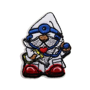 Gnome Doctor Embroidered Iron On Patch