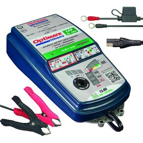 Tecmate Optimate Lithium 4s 10A, TM-275v2, 10-Step 12.8V 10A Sealed Battery Saving Charger & maintainer