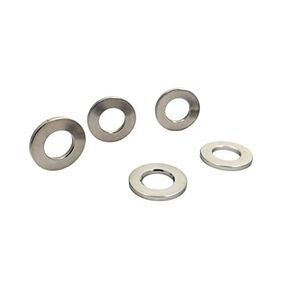 DIN125 M5 Titanium Flat Washer 6AL4V Aerospace Grade 5 Titanium Silver Sealing Ring for Screw Bolt Nut