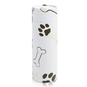 Scattering Tubes for Dog Ashes - Cremation Urns for Burial, Travel, Transport Or Spreading Cremains - Cabin-Safe Memorial Container & Keepsake – Paw Print Design - Small, 8.9" x 3"