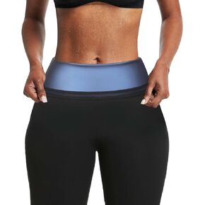Sauna Sweat Shorts Thermos Pants Compression Workout Gym Exercise Waist Trainer Body Shaper Thighs Tummy Control