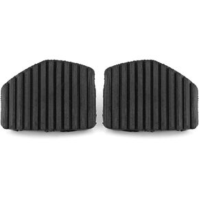 Keenso Car Brake Pedal Cover, 1 Pair Car Clutch Clutch Brake Pedal Rubber Cover For Peugeot 1007 207 208 301 Citroen C3 C4 C5 C6 C8