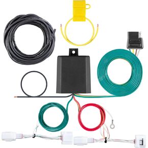 CURT 56450 Vehicle-Side Custom 4-Pin Trailer Wiring Harness, Fits Select Mazda CX-30 Black
