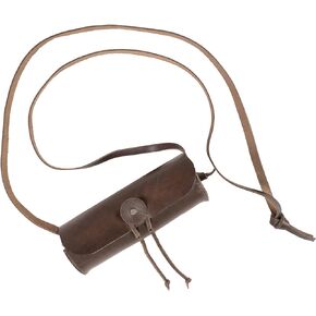 Rustic Spotting Scope Storage Case, Protective Sleeve, Travel Case, Outdoor Accessories, Full Grain Leather, Handmade, Bourbon Brown