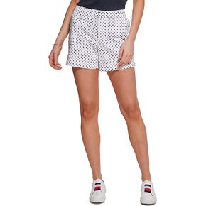 Tommy Hilfiger Women's Hollywood 5 Inch Dot Chino Short