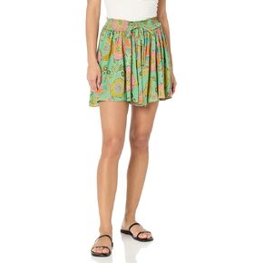 Angie Women's Shorts with Smocked Waist and Tie