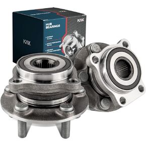 KAX 513303 2PCs Front Wheel Bearing and Hub Assembly fit for 2009-2014 Subaru Forester,for 2013-2014 Subaru XV Crosstrek,5 Lug w/ABS