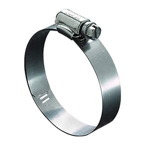 Ideal Tridon 6506E51 Stainless Steel #6 Worm Gear Lined Clamp, 65 Series, 1/2" to 7/8" (Pack of 10)