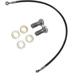 New Steel Racing Rear ATV Brake Line 4" For 1990-2006 Yamaha Banshee 350 YFZ350
