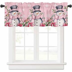 Ocean Beach Theme Valances for Windows Natural Tropiacl Sea Blue Sky Clear Water Rod Pocket Short Window Valance Curtains Holiday Home Decor Window Treatment for Kitchen Living Room Bedroom 54x18in