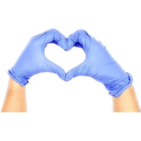 TritonGrip VL™ Blue Disposable, Powder-free, Latex-free, Nitrile Exam Gloves, 200/Box
