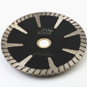 JDK 5 Inch Diamond Crack Chaser Saw Blade with 7/8"-5/8" Arbor for Granite and Marble T Segmented