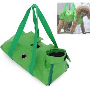 Hammock Helper, Dog/Cat Grooming Hammock Restraint Bags for Bathing Washing Grooming and Trimming Nails (M-Blue)