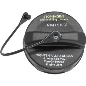 Gas Cap Fuel Cap ‎Compatible with Mercedes Benz GL63 AMG GL450 GL550 GLE63 AMG GLE350 GLE400 AMG ML63 AMG ML350 ML400 ML550 R350 R500 ML500 R63 AMG Replace A1644700030 Fuel Tank Cap
