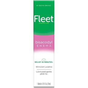 Fleet Laxative Bisacodyl Enema, 1.25 fl oz (Pack of 5)