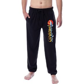 Thundercats Men's Classic Show Title Logo Sleep Jogger Pajama Pants