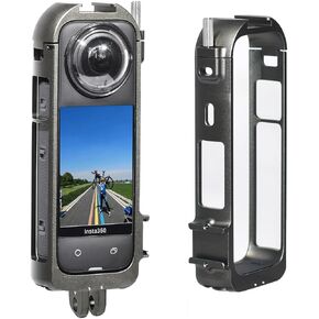 Fotoleey Aluminum Case for Insta360 X4 with Cold-Shoe Interface
