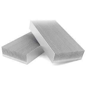 2pcs Set Aluminum Heatsinks Module Cooler Fin 6.29 x 3.14 x 1.05 inch Aluminium Radiator for Computer,FET, IC, Power Amplifier, Voltage Regulator MOSFET, SCR etc