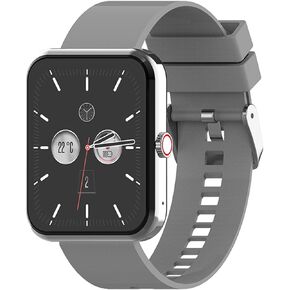 Smart Watch Smartwatch 1.85" Large Display, Fitness Call Music Password Lock Screen Waterproof, Smart Watches Mens Women for Android iOS (Black)