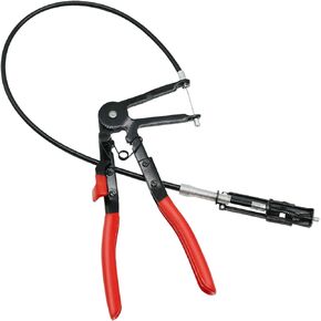 Flexible Hose Clamp Pliers Tool Clamp Tight Wire Tool with 24 Inches Cable - Hose Clamp Removal Tool and Ring Clamp Pliers - Hose Pinch Pliers Type or Flat-band Tools - Wire Long Clip Removal Tool