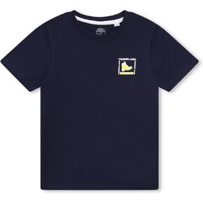 Timberland Boys Short Sleeve Legacy Graphic Crew Neck T-Shirt