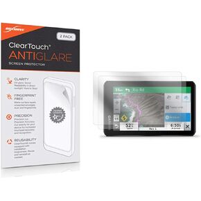 BoxWave Screen Protector Compatible with Garmin zumo XT - ClearTouch Anti-Glare (2-Pack), Anti-Fingerprint Matte Film Skin for Garmin zumo XT