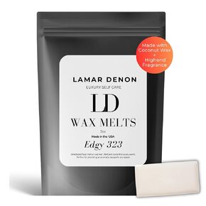 Edgy 323 | Leather Scent | Masculine Wax Melts |Coconut Wax Melts | Wax Melts Wax Cubes Strong Scent | 4 count | Home Fragrance| Clean Burn Luxury Wax Melts Not Soy Wax| Wax Melts for Men