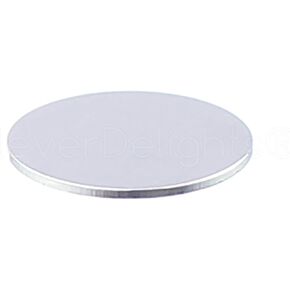CleverDelights 1/2" Round Aluminum Stamping Blanks - 50 Pack - Shiny Anodized Finish