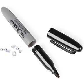 BarGifts Fake Pen Diversion Safe Keep Your Valuables Secretly, Hidden Safe Storage as A Marker Pen to Hide Small Items- Red 1pc