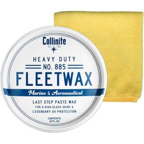 Collinite 885 Heavy Duty Fleetwax Paste and Towel Combo