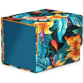 Ultimate Guard Limited Run Sidewinder 100+ Floral Places II, Deck Box for 100 Double-Sleeved TCG Cards, Bahia Green, Magnetic Closure & Microfiber Inner Lining…