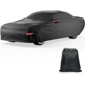 ISSYAUTO Car Cover, Compatible with Challenger 2008-2023 (R/T, SRT, T/A, SXT, Hellcat, Scat Pack, Widebody) Full Exterior Car Cover, UV Resistant All Weather Protection