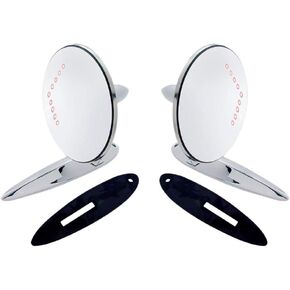 United Pacific Industries 110746 Exterior Mirror Bundle with LED Turn Signal for 1955-57 Chevy Passenger Car, 1 Pack