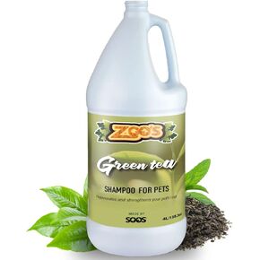 Zoo’s Green Tea Pet Shampoo Natural Organic with Minerals and Vitamins for Dog and Cat (4L / 1.32 gal)