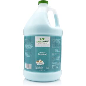 Green Groom Dandruff Dog Shampoo, 1 Gallon - All Natural Ingredients, Eliminates Dandruff and Reduces Flaking, Moisturizes The Skin and Coat, Provides Dry Skin Relief