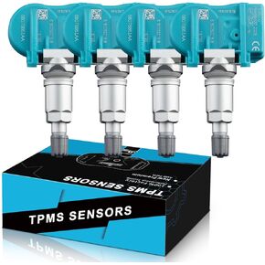 Upgraded All-New TPMS for:-Jeep Wrangler 2007-2012 Compass Patriot, for:-Chrysler 200 300, Tire Pressure Monitoring System Tire Pressure Sensors 315MHz Pre-Programed 68078861AA (4pcs)