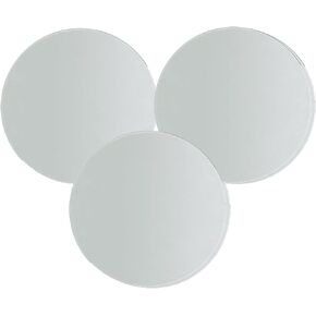 Round Glass Mirror 9-Inch, Bulk (3 PACK)