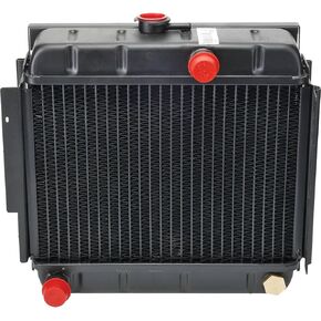 Complete Tractor 1406-6365 Radiator Compatible with/Replacement for John Deere 4x2 & 6x4, Gas Trail Gators AM116381, AM116382, VGA10978 9 1/8" Height, 12 1/8" Core Width, 2 1/2" Core Thickness, Clear