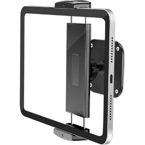 Tablet Wall Mount, Aluminum iPad Wall Mount Holder, 360° Rotation Adjustable Wall Mount Compatible with iPad Pro/Mini, Galaxy Tab, Surface Pro, Kindle, All 4.7-12.9" Tablets and Phones
