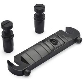 Chrome GTB Adjustable Intonated Wraparound Bridge Tailpiece Fit for Les Paul Style Electric Guitar