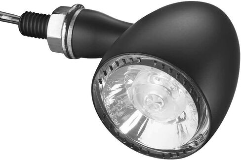 ملحق إضاءة الدراجة النارية Kuryakyn 2860: Kellermann Bullet 1000 RB، تشغيل LED خلفي/إشارة الانعطاف/ضوء وامض، أحمر/أحمر، كروم، حزمة من 1 in Kuwait